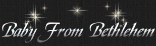 Baby From Bethlehem (word graphic)