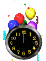 It's time!  Clock graphic.