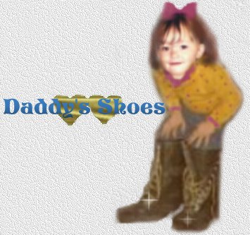 Daddy's Shoes title graphic for this Father's Day poem.