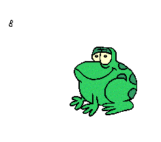 Big hungry frog