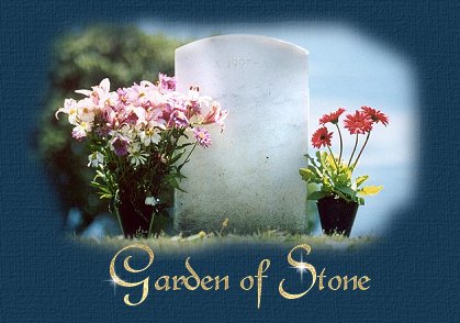 Garden Of Stone words graphic