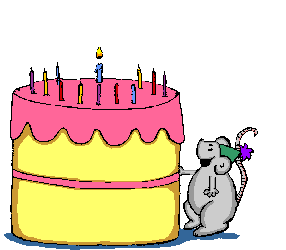What are those mice doing in your birthday cake...looks like they really know how to party, so it's Kool