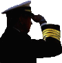 Image of a saluting soldier.